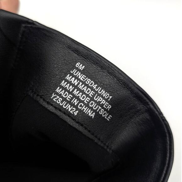 Splendid June Fashion Heel Boot Pointed Toe Women's Black Size US6M EU37 - Picture 8 of 9